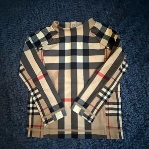 Burberry Authentic Check Rash Guard | 2T (92 cm) | New / Never Worn
